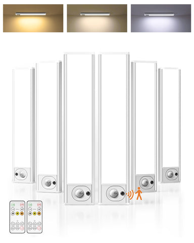 AMETHEUS six-pack under-cabinet lights with motion sensing for hands-free lighting