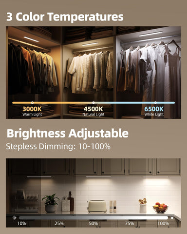 AMETHEUS dimmable three temperature settings for ambiance control