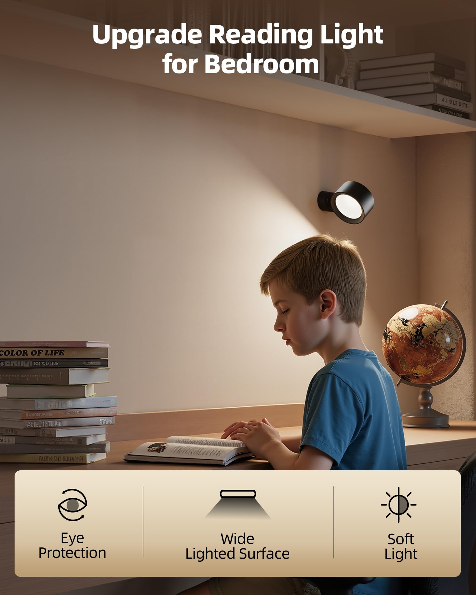 AMETHEUS wall light rotation 360 for versatile lighting