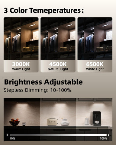 AMETHEUS USB-C charging keeps the lights ready without frequent replacements.
