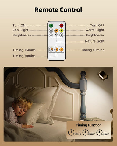 AMETHEUS wall sconce with magnetic mount for flexible placement.