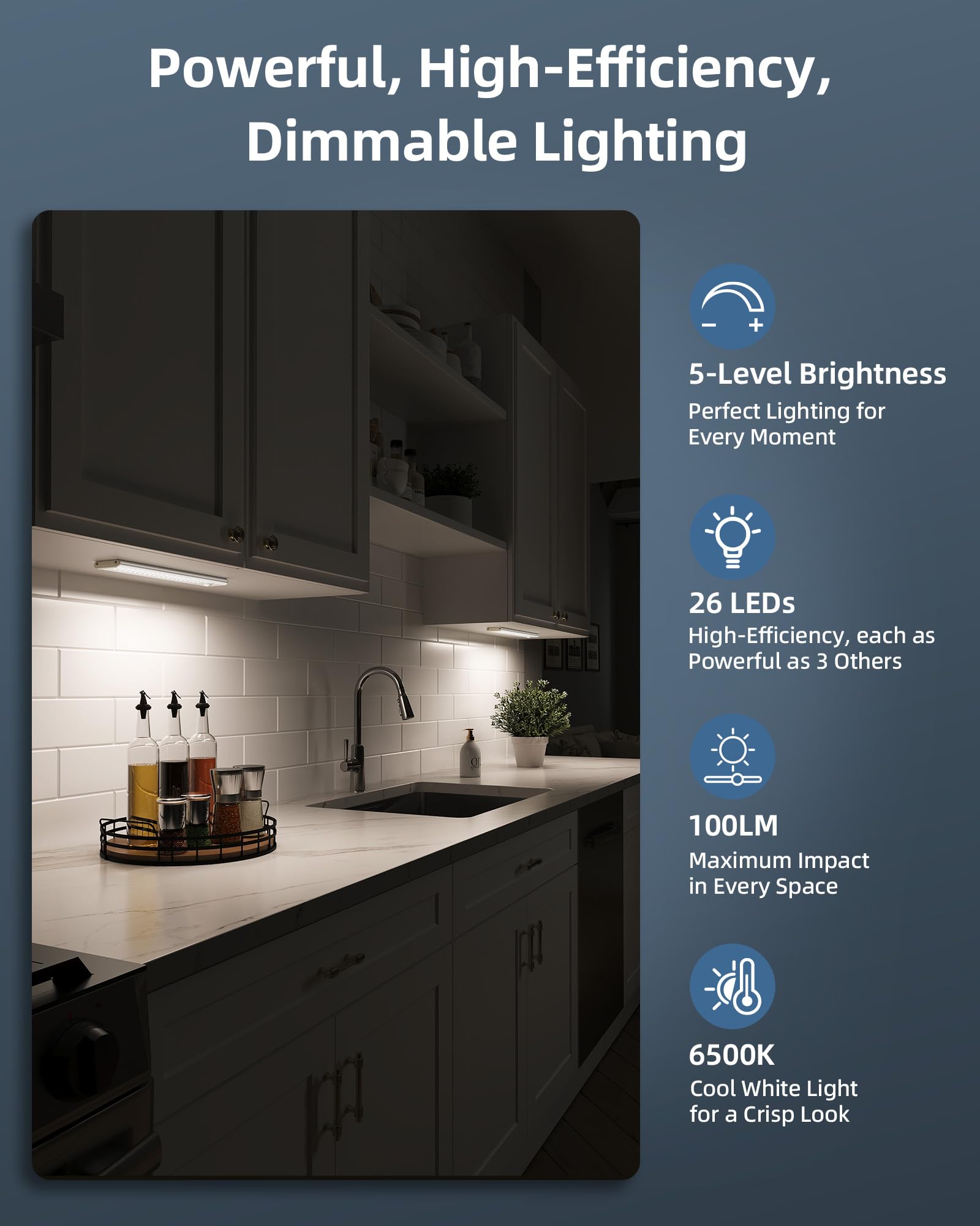 AMETHEUS wireless closet lights offering bright and easy placement