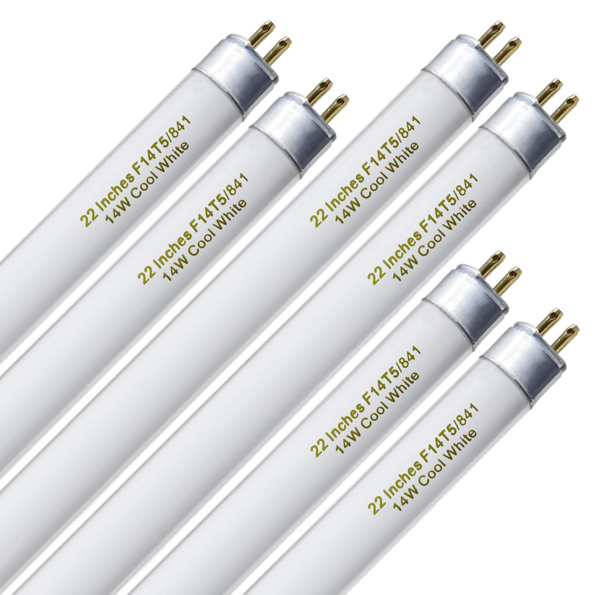 amgolibi T5 14W 4100K cool white 22-inch bulb for under-cabinet lighting.