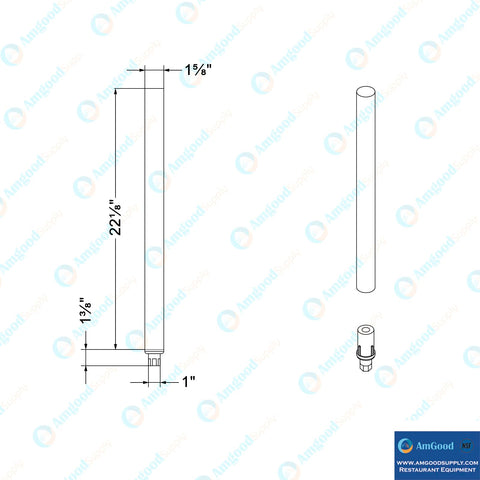AmGood adjustable-foot legs stabilize uneven surfaces with ease