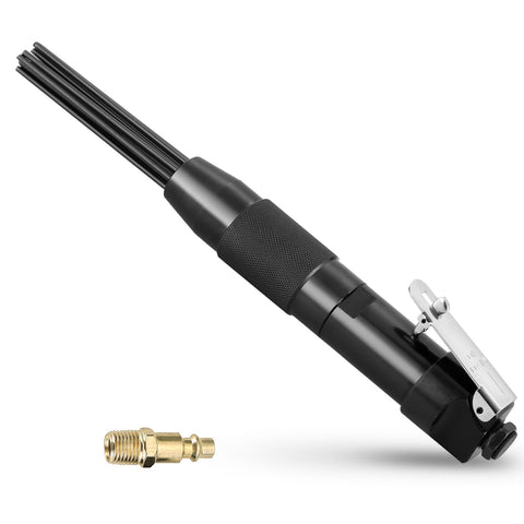 AMGSH Compact Air Needle Scaler with 12 needles, ideal for rust removal on metal