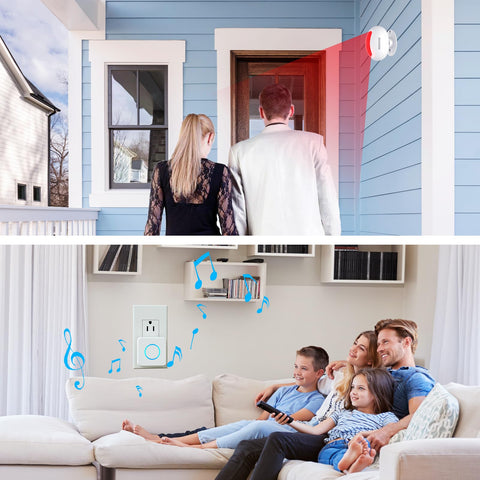 AMHEY long-range wireless transmits up to 150 meters for flexible placement.