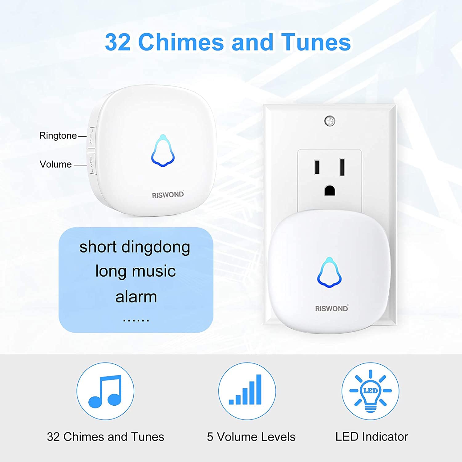 AMHEY indoor receiver shown for flexible placement inside offices or homes.