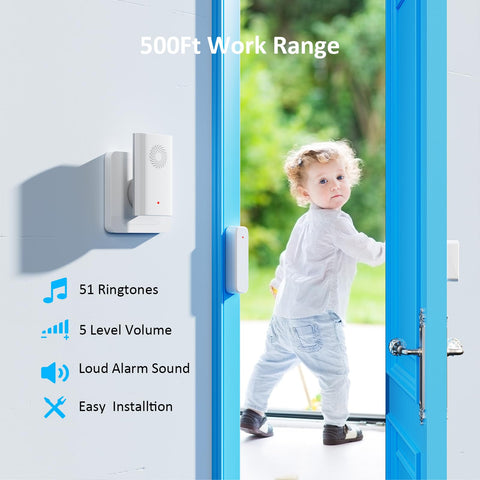 AMHEY door sensor close-up for reliable door-open alerts
