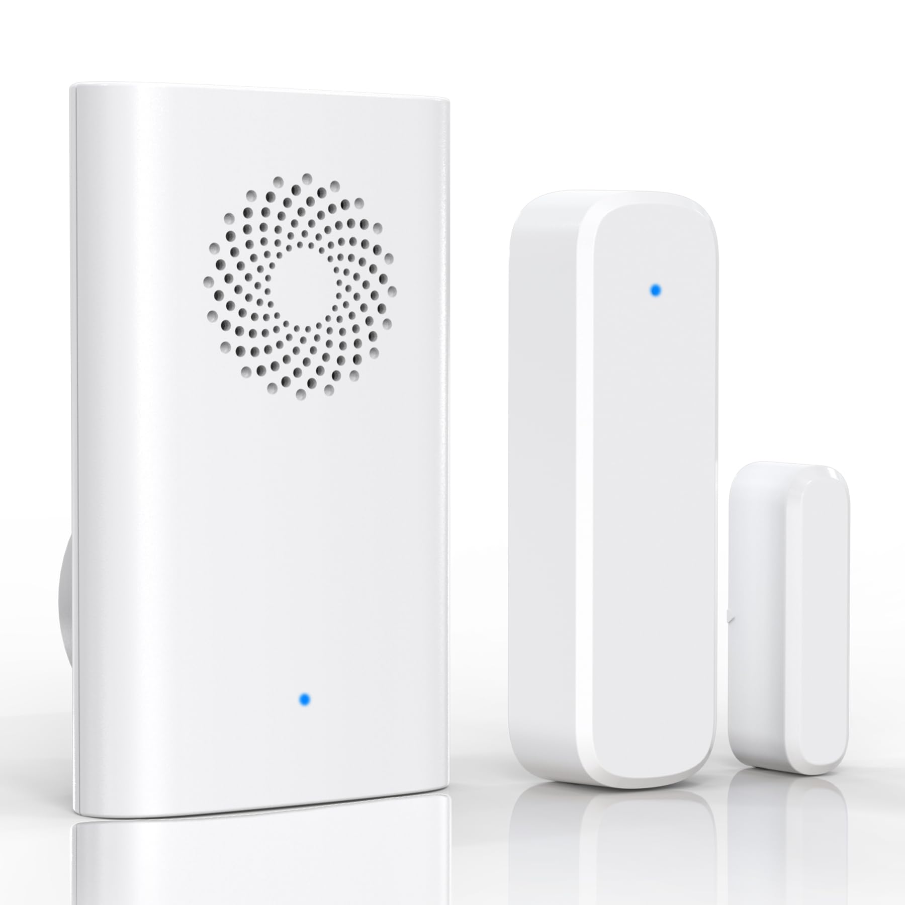 AMHEY wireless door sensor chime attached to door for instant entry alerts