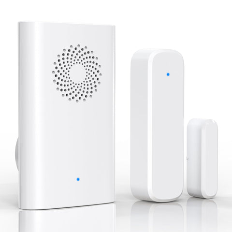 AMHEY wireless door sensor chime attached to door for instant entry alerts