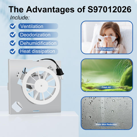 AMI PARTS Broan-compatible replacement clearly labeled for versatile compatibility.