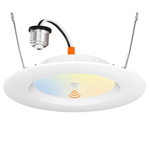 Amico can light front view shows easy retrofit design for ceiling installations.