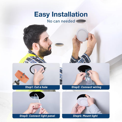 Amico 10W 700LM downlight offers bright output with energy savings.