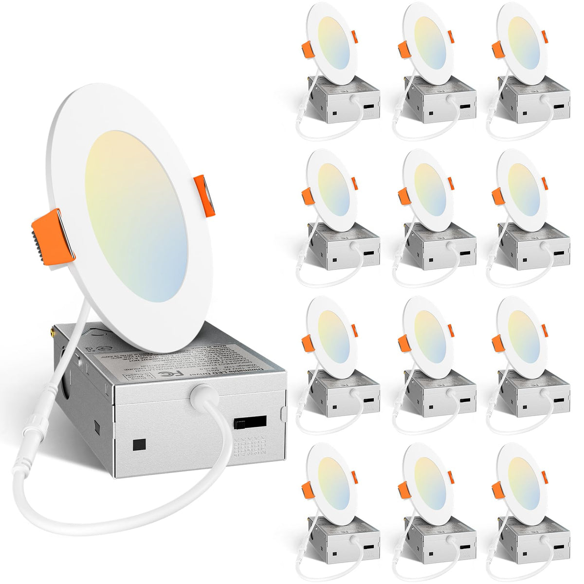 Amico 4-inch recessed light with junction box enables quick retrofit installation