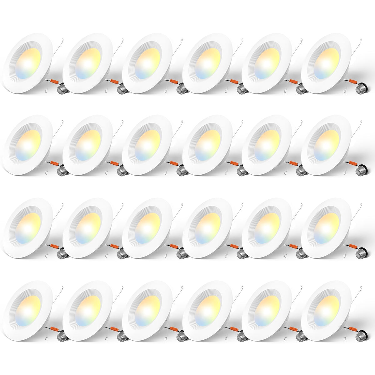 Amico LED can light dimmable 6-inch with adjustable brightness for living spaces
