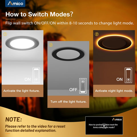 Amico 6-inch 5CCT color temperature adjustability for different tasks