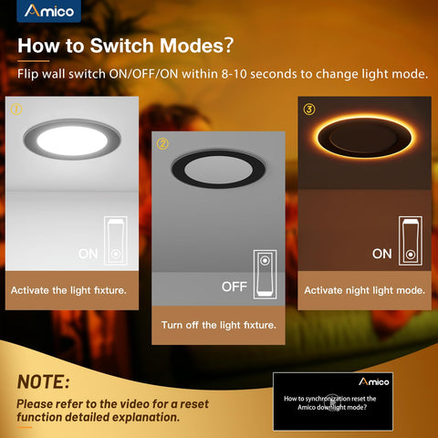 Amico 4-inch LED downlight 3000K for balanced work and living areas