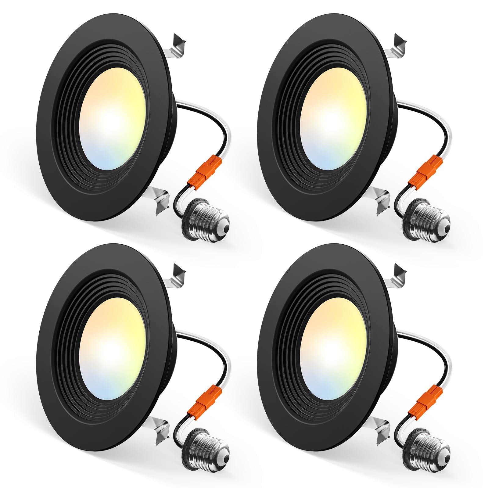 Amico 4-inch dimmable recessed lighting for adjustable ambience