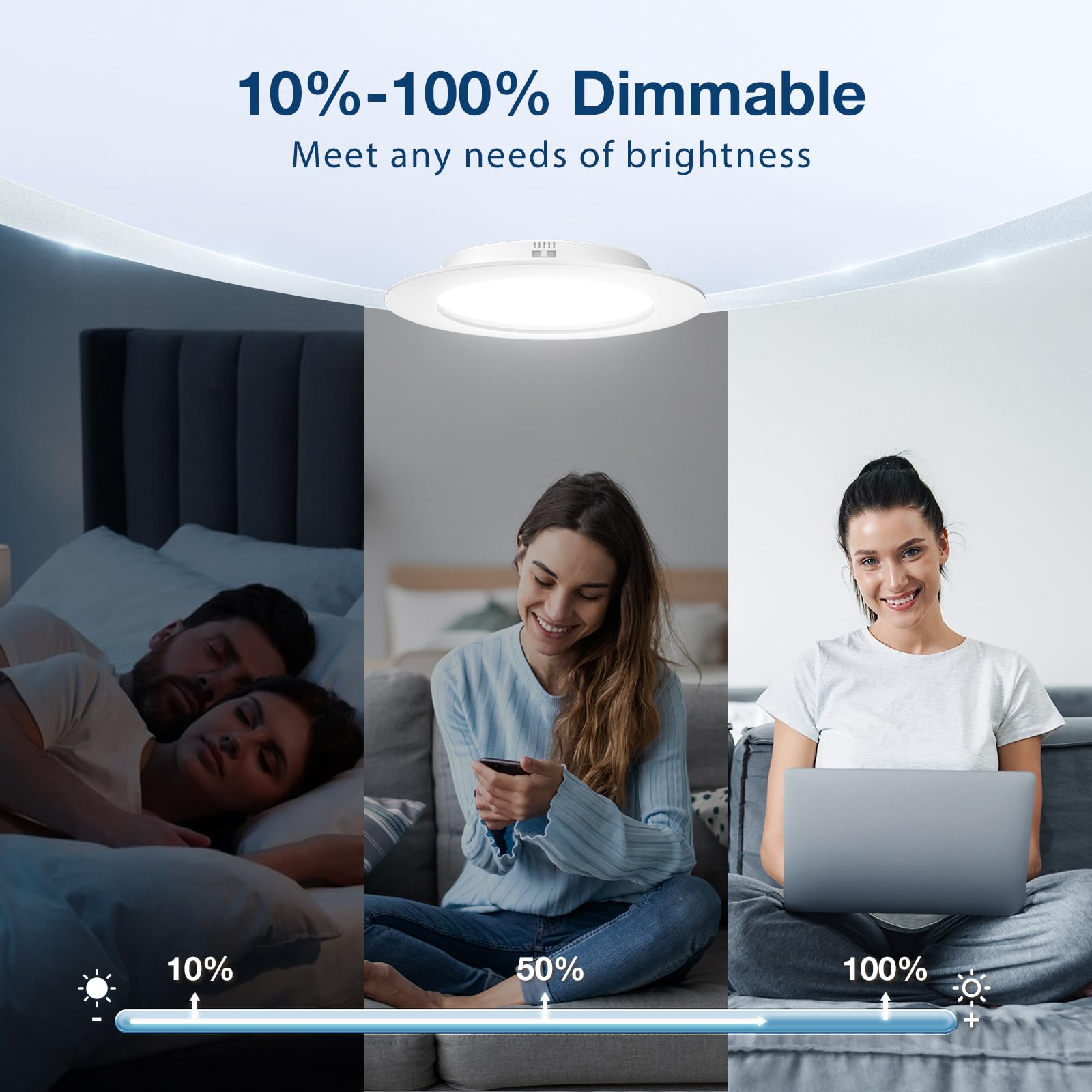Amico can light using universal E26 base for easy DIY install.