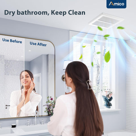 Amico compact housing with cutout dimensions for tight ceilings.