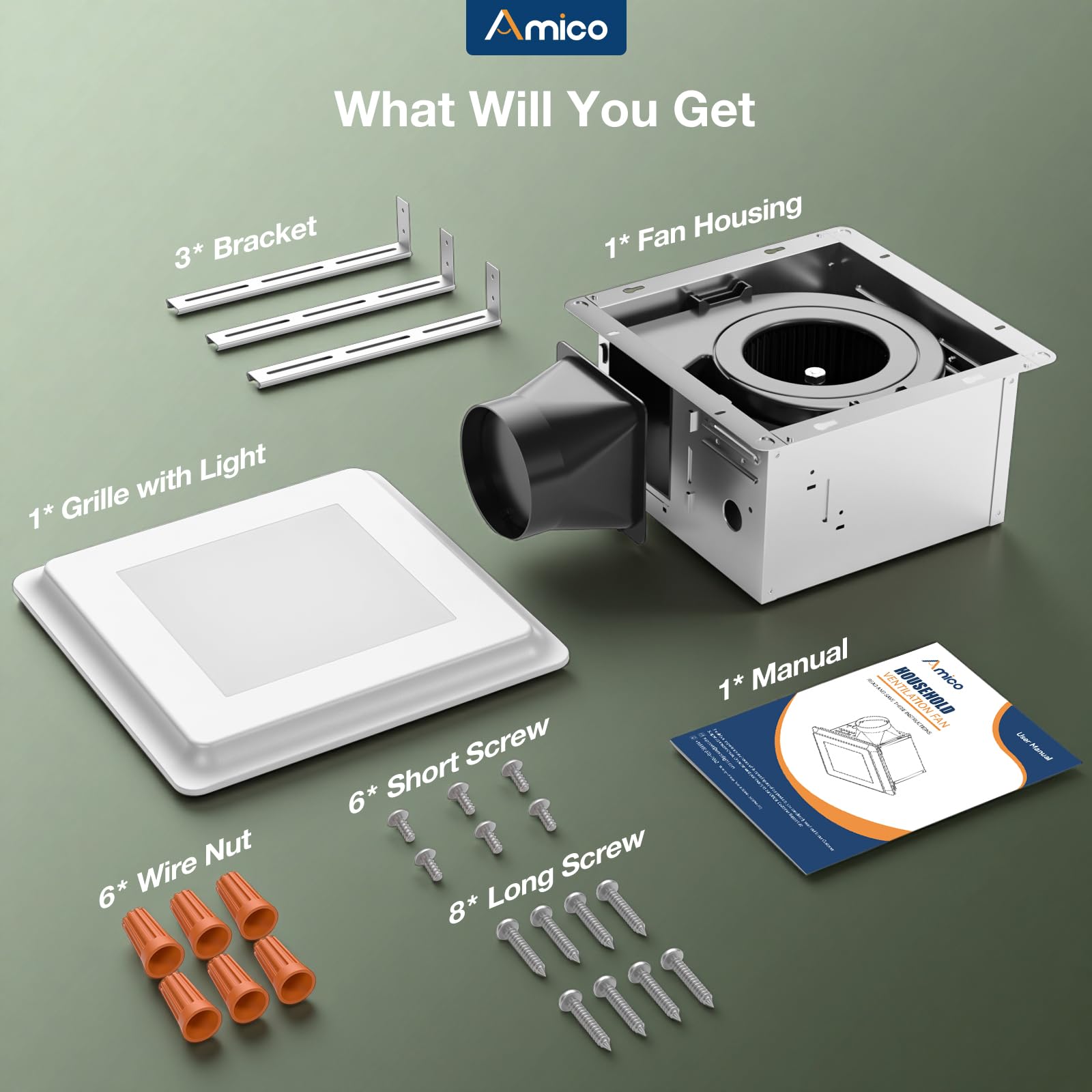 Amico easy installation makes replacements straightforward.