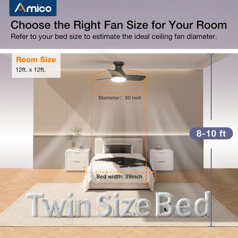Amico blades dual color black and walnut matching modern interiors