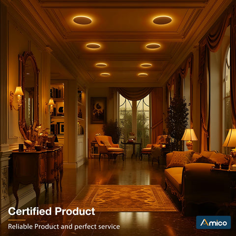 Amico dimmable 1600 lumen downlight for adjustable brightness