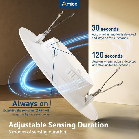 Amico can light with universal E26 base installs quickly.