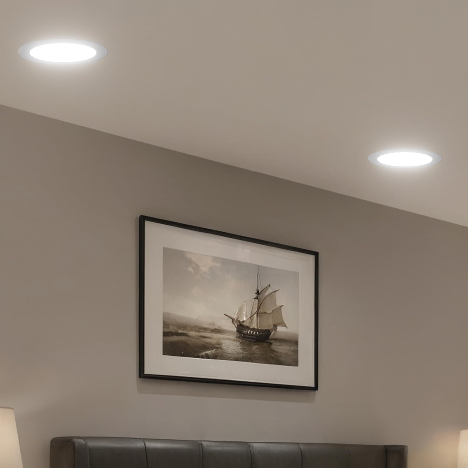 Amico energy-saving downlight reduces power use compared to traditional lamps