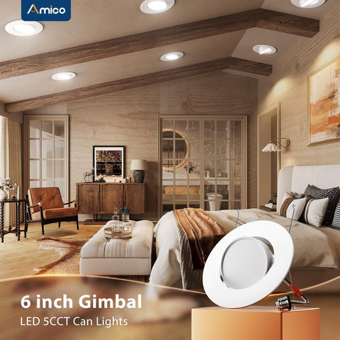Amico eyeball downlight, easy installation for quick ceiling retrofit.