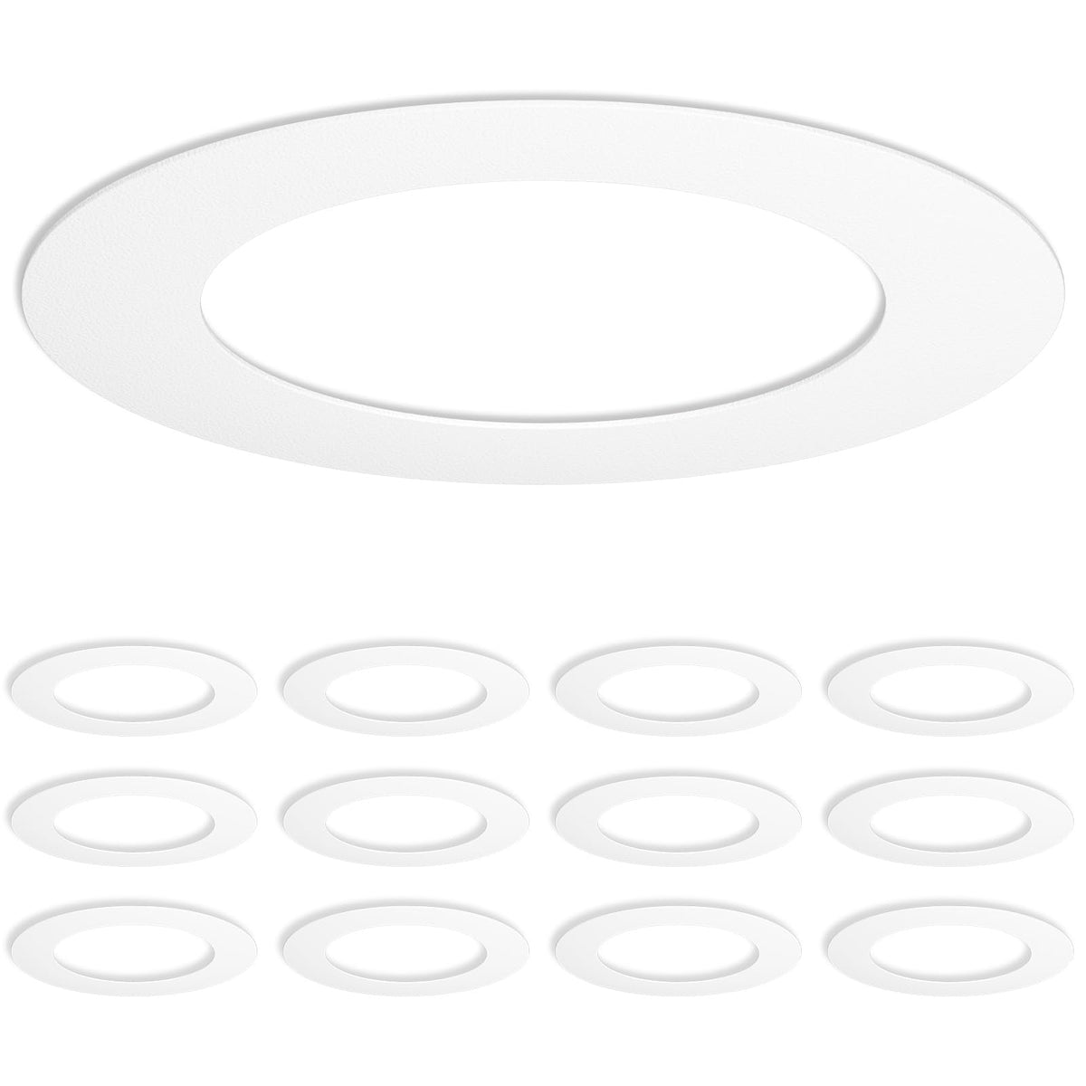 Amico goof ring with outer diameter 8.6 inches for a seamless ceiling finish.