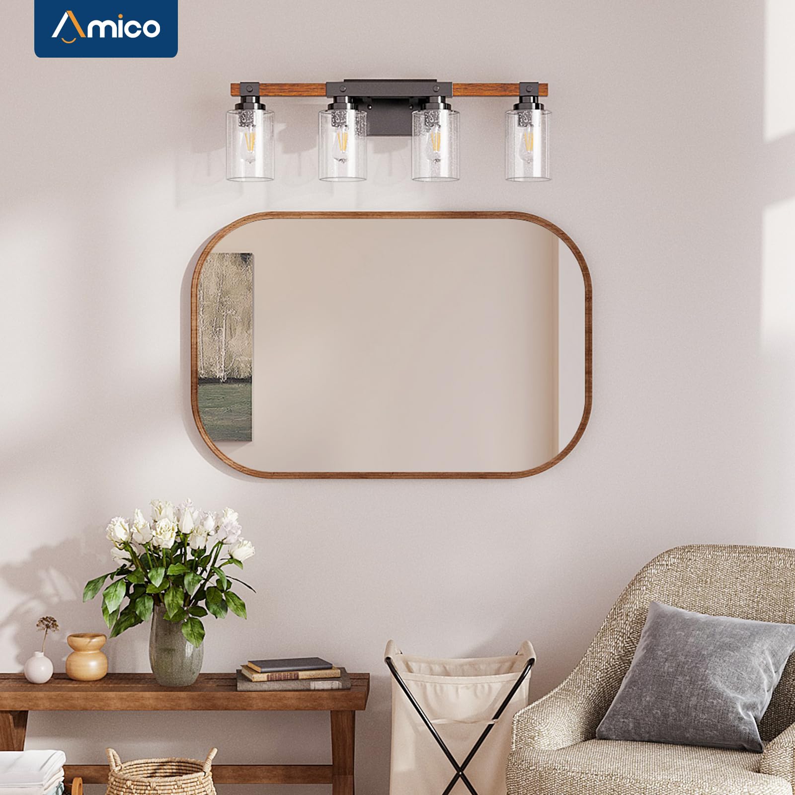 Amico easy install kit included for quick setup and secure mounting.