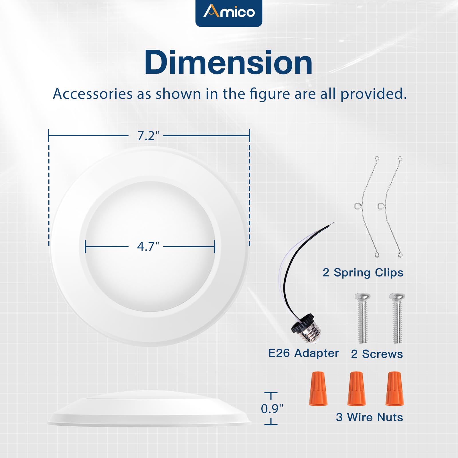 Amico 24 pack enables consistent lighting across multiple rooms.