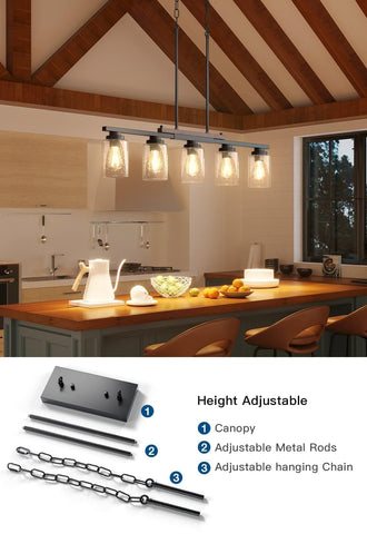 Amico maximum hanging length up to 45.08 inches for tailored fit.