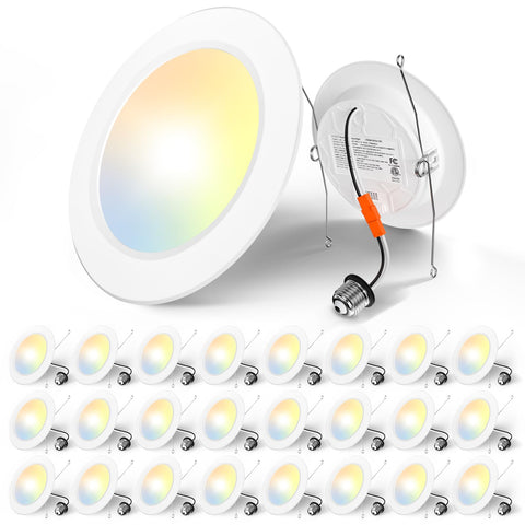 Amico recessed lighting with larger diameter covers rough drywall for seamless ceilings