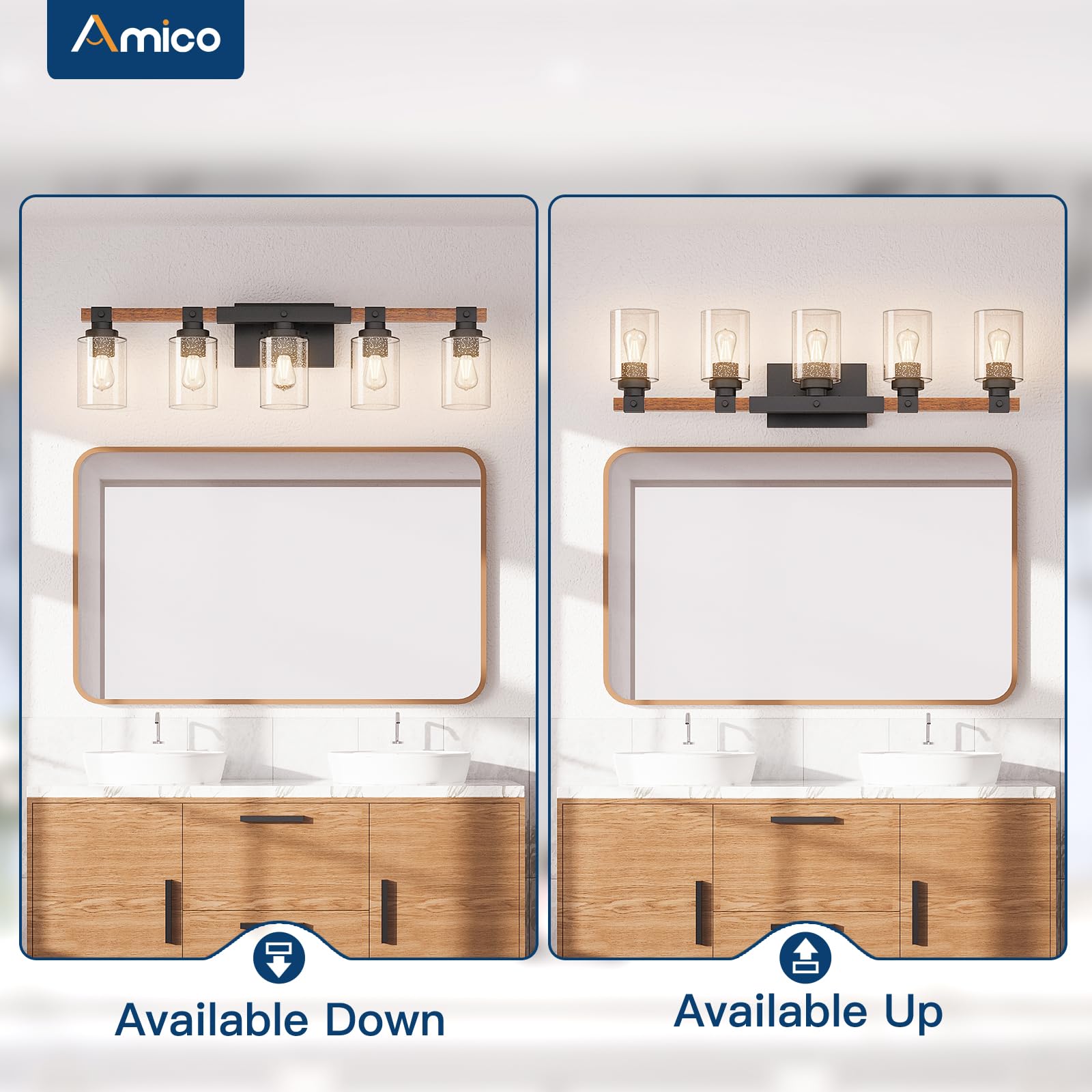 Amico soft ambient glow with bulbs demonstrates versatile mood lighting.