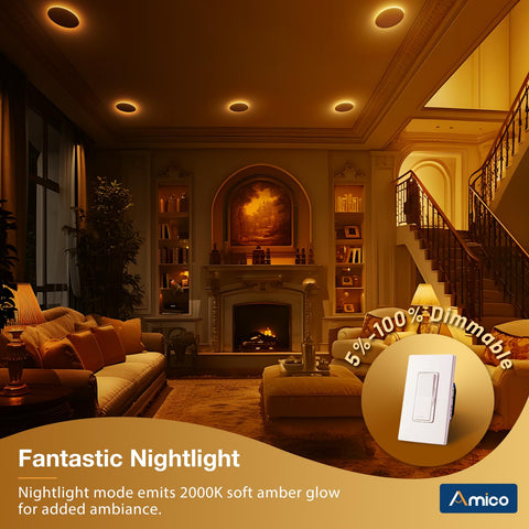 Amico synchronization reset ensures consistent downlight mode after power cycles