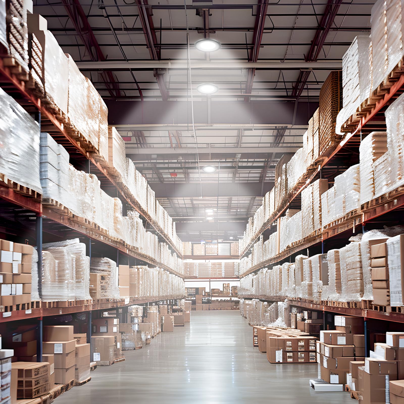 Amico UFO LED high bay light 150W energy-efficient replacement for MH/HPS.