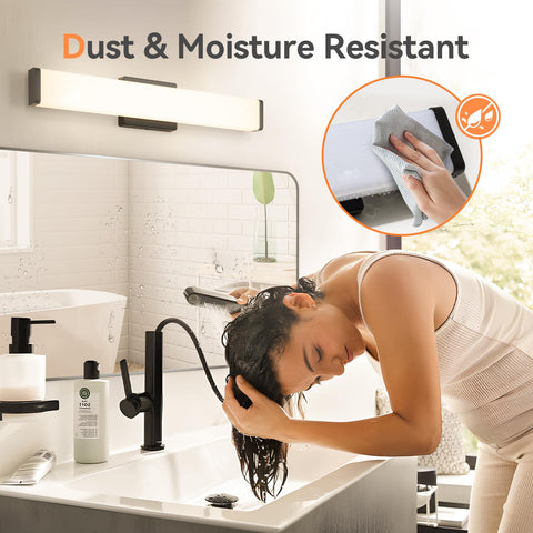 Amico vanity light quick install in about five minutes for DIYers.