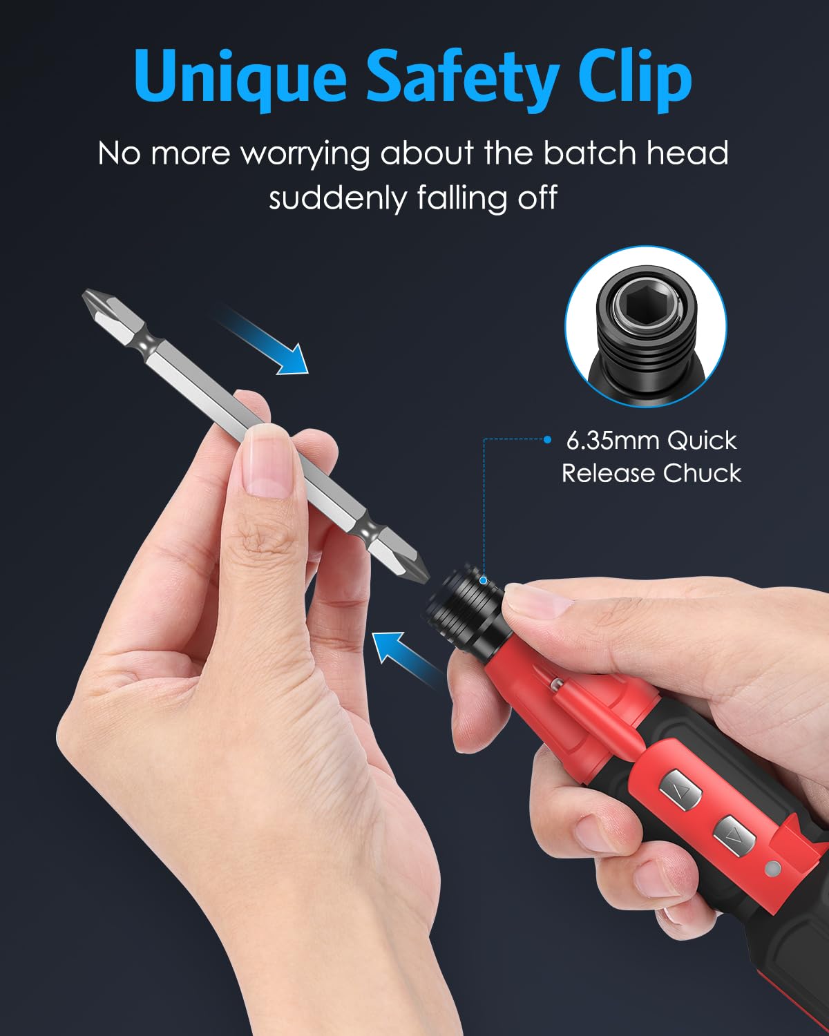 AMIR screwdriver used to hang pictures with LED lighting for accuracy