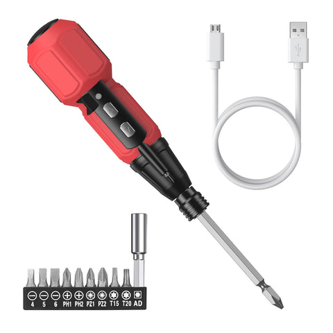 AMIR cordless screwdriver product shot highlighting compact design and usability