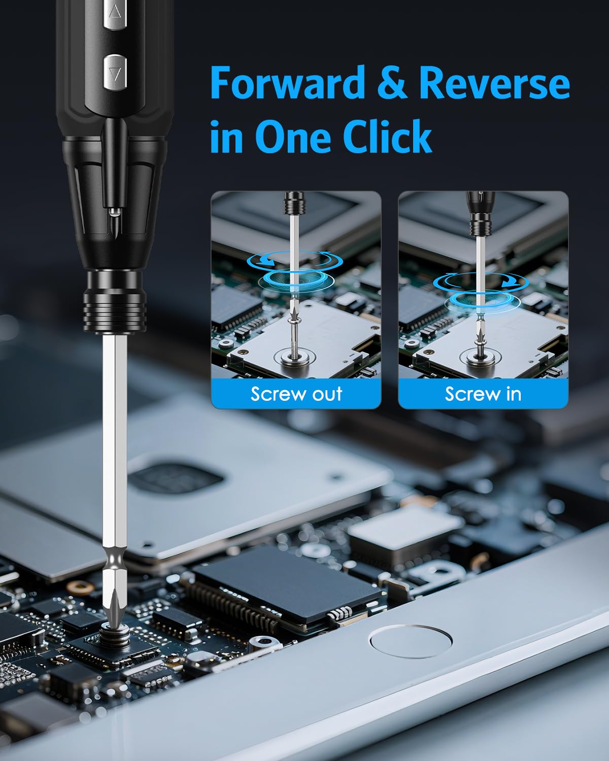 AMIR electric torque up to 2 Nm for fast screwing tasks