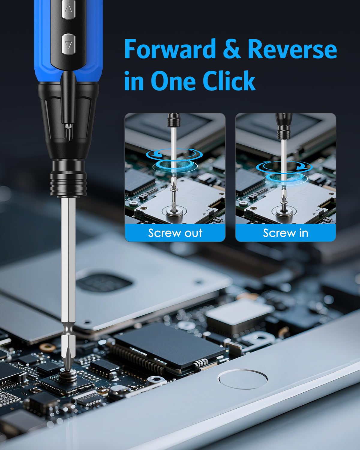 AMIR Power Screwdriver lightweight 160 g for comfortable handling