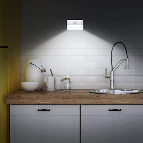 AMIR stair light used in a closet for convenient night visibility.