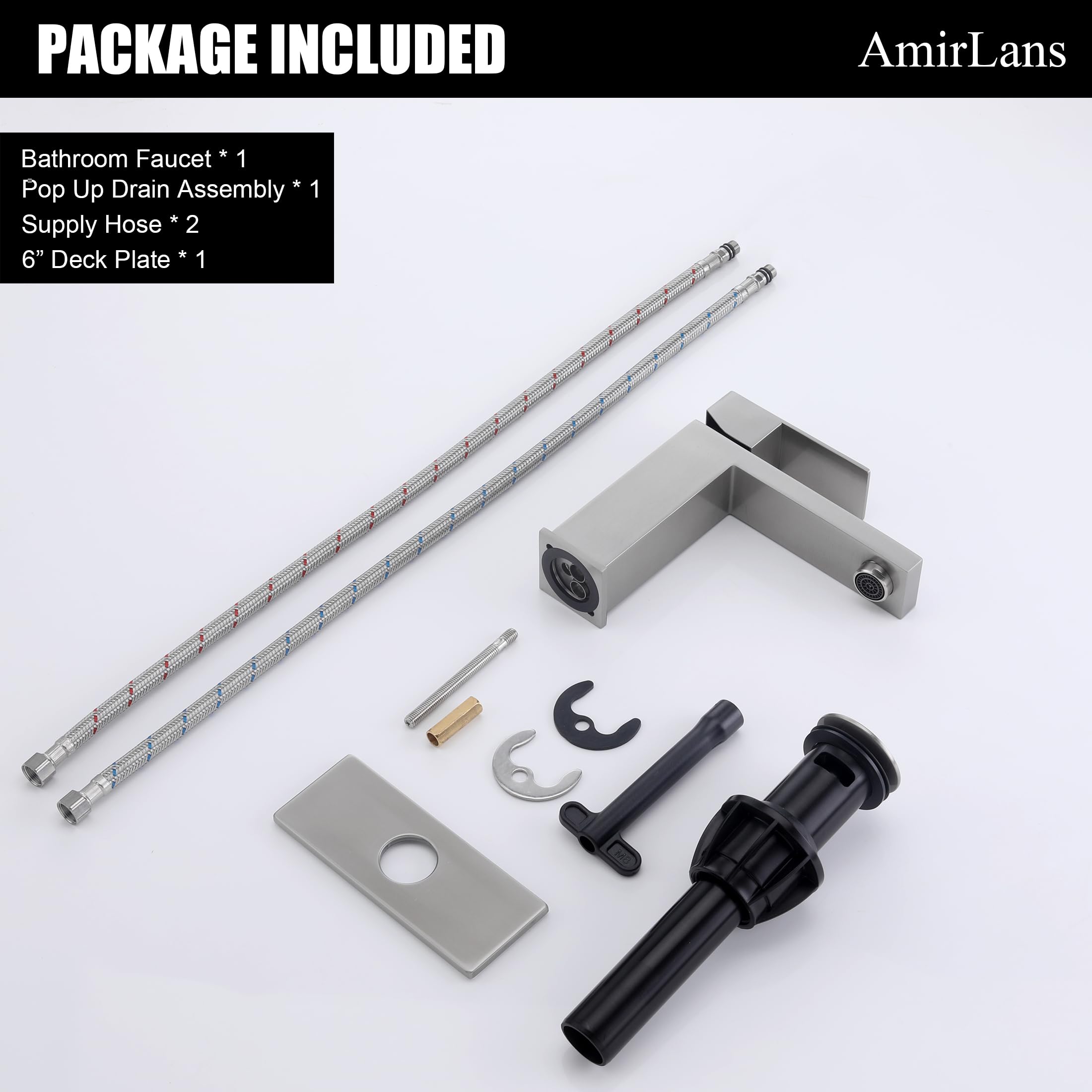 AmirLans installation kit included for straightforward setup