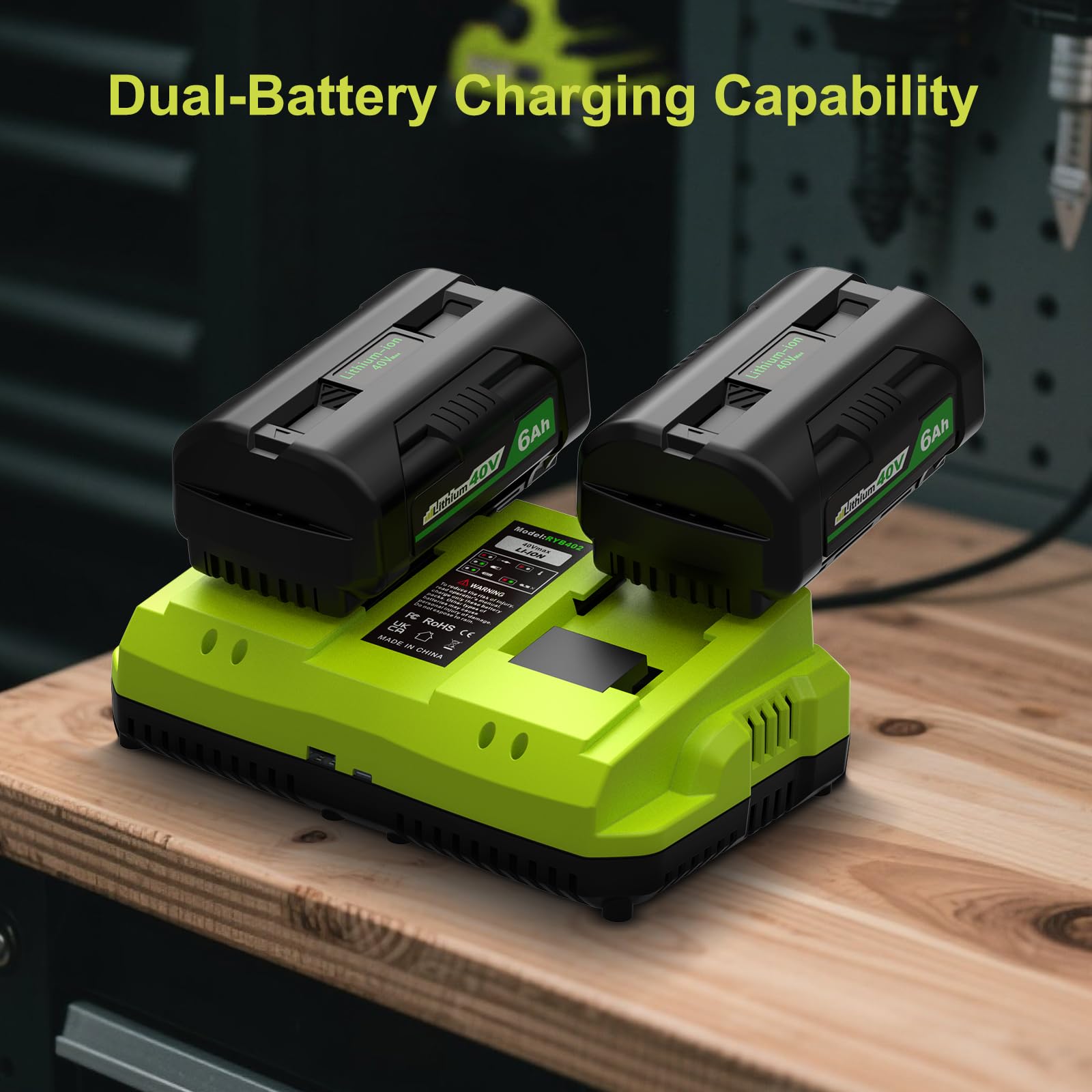 Amityke durable charger with 1-year warranty supports reliable home or workshop use.