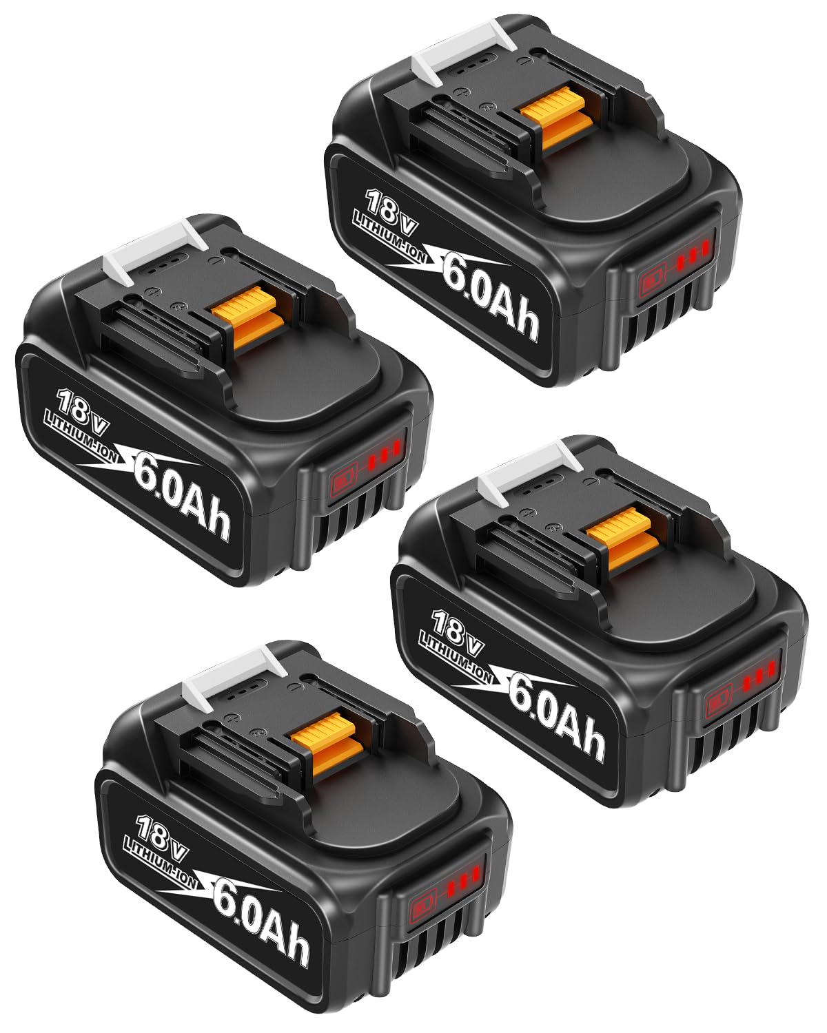 Amityke 6.0Ah battery pack with LED indicator for quick power checks