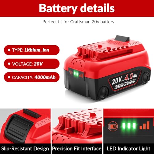 Amityke fast charger for V20 battery delivers quick recharges.