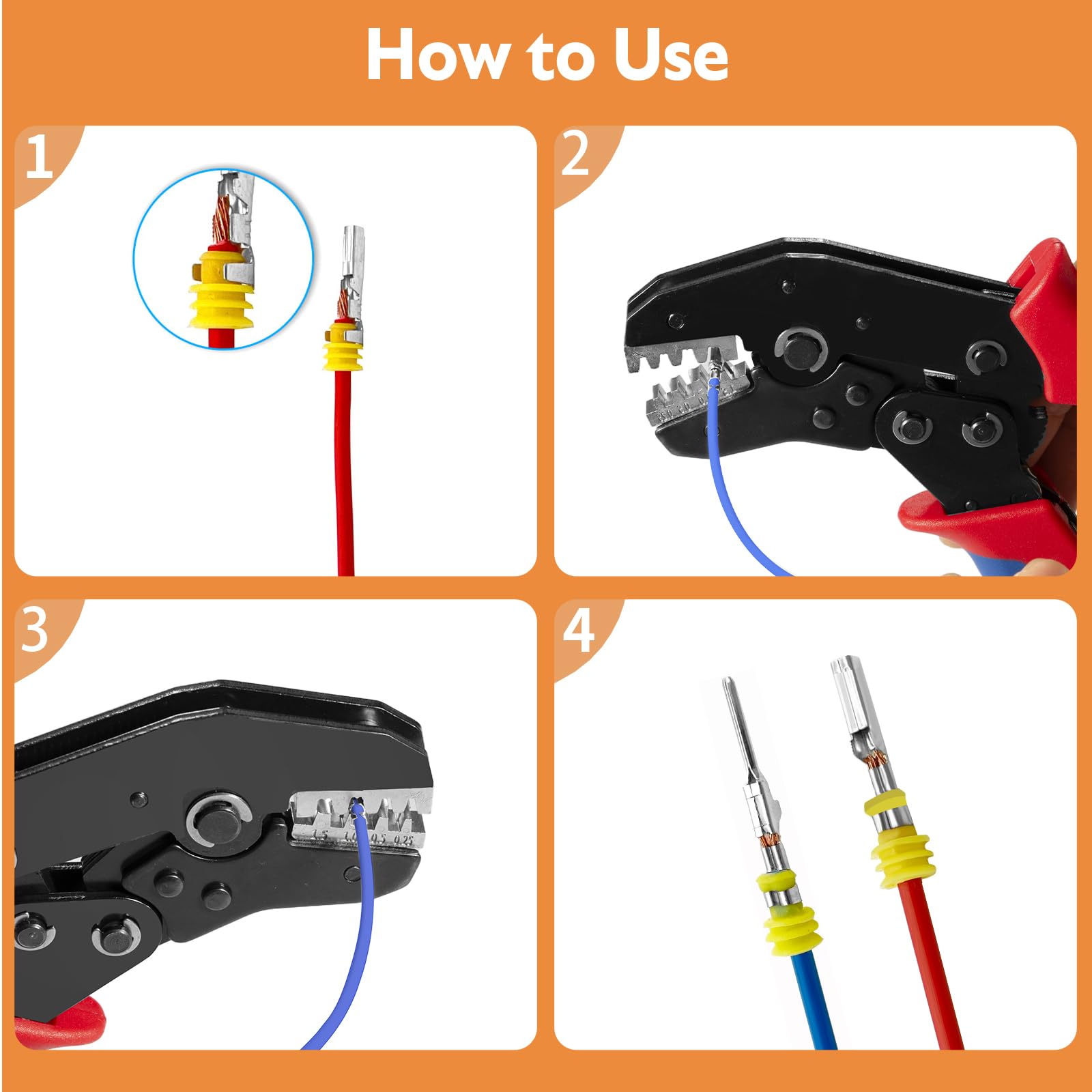 Amliber ergonomic, non-slip handles offer a secure grip during use.