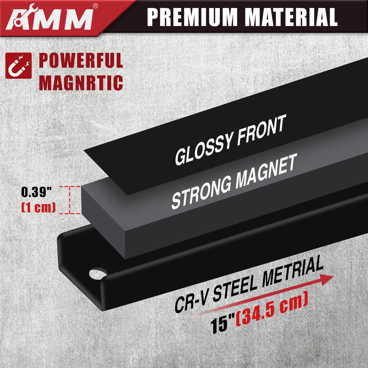 AMM 12-inch strip with mounting screws ready for quick installation.